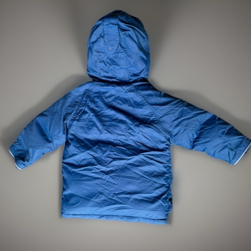 Baby Gap size 18-24 months hooded winter jacket navy boys baby - Picture 2 of 6